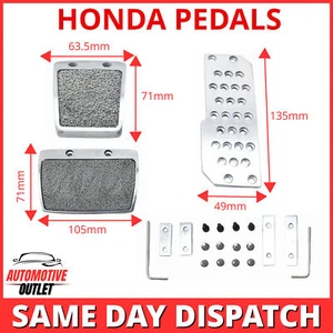 Aluminium Manuell Sportpedal Bezüge für Honda Mugen Civic Integra Typ R EP2 - Bild 1 von 8