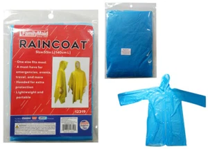 PONCHO Mens Waterproof Rain Coat Travel Hoodie Hiking Gear Survival Backpacking - Picture 1 of 1