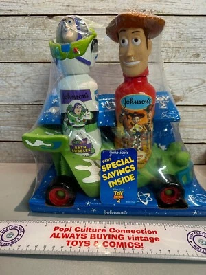 1999 Disney Toy Story 2 Johnson's RC Conjunto de Presente Bolhas de Banho NOVO Selado Inv-2038 - Imagem 1 de 4