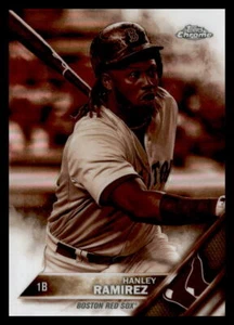 2016 Topps Chrome Hanley Ramirez Sepia Refractor #180 - Picture 1 of 2