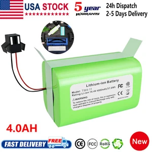 4000mAh 14.4V Li-ion Battery For Ecovacs Deebot N79 N79S for Eufy RoboVac 11 15C - Picture 1 of 8