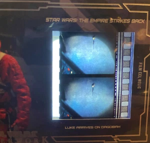 STAR WARS 2017 TOPPS MASTERWORK FCR-14 FILM CEL RELIC LUKE ARRIVES ON DAGOBAH V2 - Picture 1 of 3