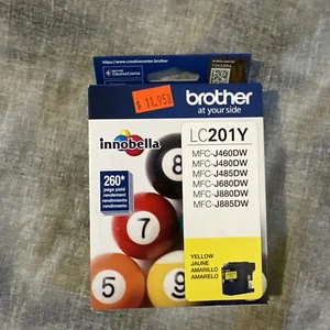 Brother LC201Y Standard Yield Yellow Ink Cartridge - Picture 1 of 2