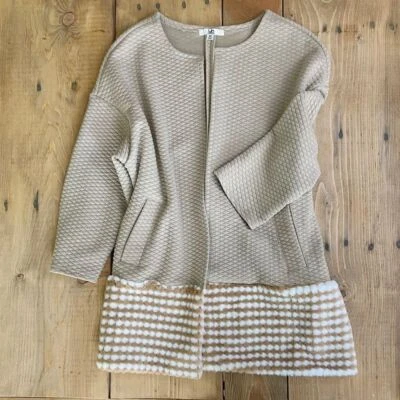 Cárdigan Ya Los Angeles tostado parte inferior de piel sintética Foto 1 de 4