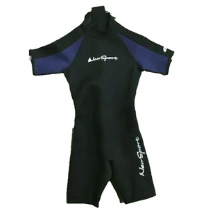 Neosport Men's 2.5MM Wetsuit 1180, Short-Sleeved Wetsuit, Navy/Black, 12 - Picture 1 of 7