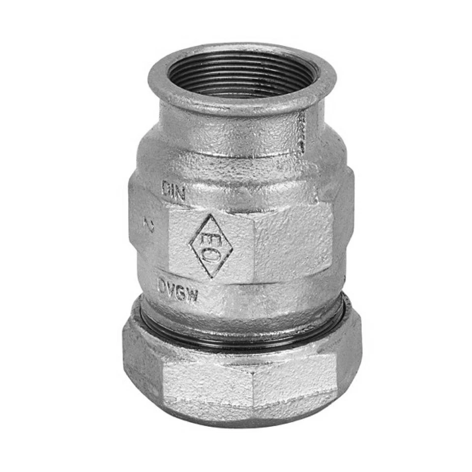 BIGIUNTO ZINCATO GIUNTO RAPIDO FILETTATO FEMMINA IN GHISA ATUSA art. 710 ATUSA - Immagine 1 di 1