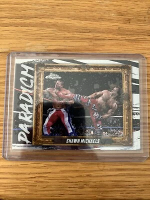 2025 Topps Chrome WWE Paradigm REFRACTOR SP PAR-SML Shawn Michaels – Legend - Image 1 of 2