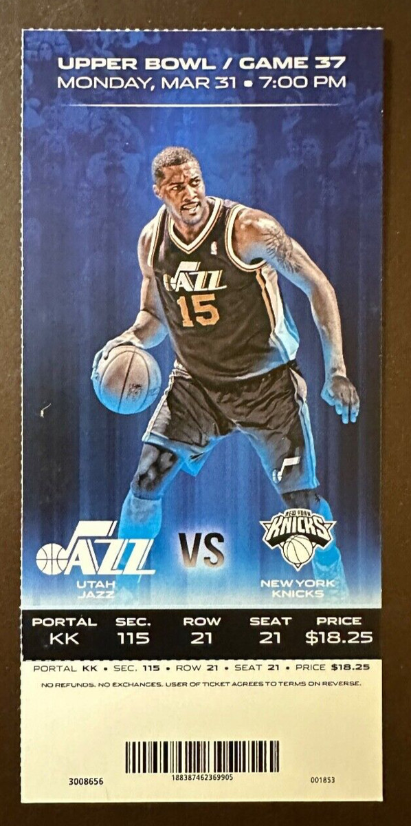 Basketball Utah Jazz Vintage Sports Ticket Stubs for sale | eBay Basketball Utah Jazz Vintage Sports Ticket Stubs for sale | eBay