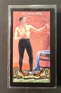 2011 Goodwin Champions John L Sullivan BLACK BORDER Mini #26 Lady Luck Back - Picture 1 of 2