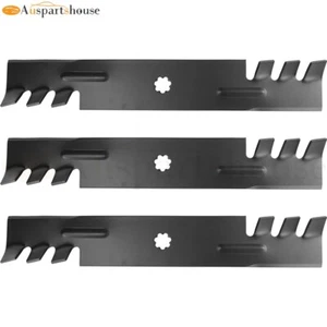 3 Deck Blade for John Deere X140 X165 LA145 LA155 LA165 Z245 Z25 GX21784 GY20852 - Picture 1 of 8