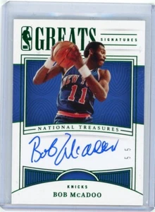 2022-23 Panini Flawless Emerald Autograph #NGS-Bob Bob McAdoo No 5 of 5 - Picture 1 of 2