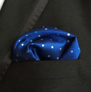 Men's Satin Silk Pocket Square Hankie Hankerchief Wedding Party Formal Suit