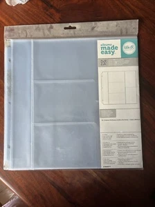 We R Memory Keepers Ring Albums Made Easy #50037-7, 3 Ring Binder Photo Sleeves - Picture 1 of 6