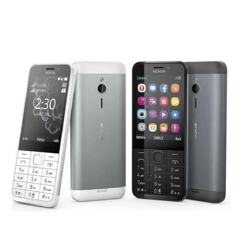 Nokia 230 Dual&Single SIM Original 2G GSM 900 1800 Bluetooth Radio Phone - Image 1 of 3