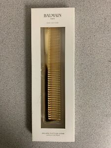 Balmain 24K Gold Plated Cutting Comb NEW