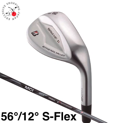 Bridgestone Golf Tour B BRM HF Wedge 56/12 S Flex MCI B65 Graphite Shaft Japan - Image 1 of 4