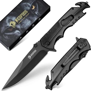 NedFoss FA48 Pocket Knife for Men, 5-in-1 Multitool Folding Knife with Bottle - Picture 1 of 6
