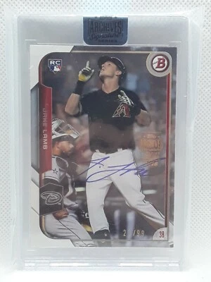 Jake Lamb 2019 Topps Archives - Bowman RC automático (21/99) - Arizona Diamondbacks Foto 1 de 2
