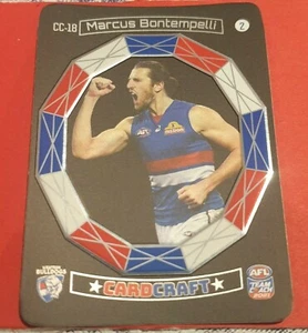 2021 team Coach Card Craft Marcus Bontempelli CC-18 #2 - Western Bulldogs - Imagen 1 de 1