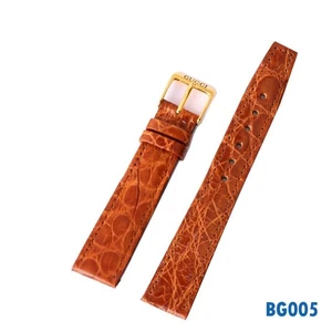 GUCCI Swiss Leather Band-17mm Camel Strep-With 14mm Gucci Buckle #BG005. - Picture 1 of 4