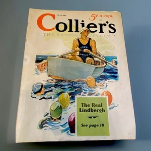 Collier's The National Weekly, July 16, 1932, Complete Vtg Magazine, Large Ads - Picture 1 of 11