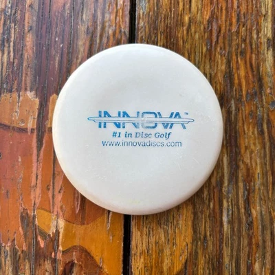 Марка Innova Mini Marker Bar патент No PFN Онтарио винтажный диск-гольф белая - Изображение 1 из 2