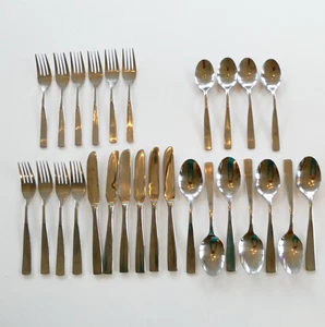 Rogers ALLISON Stainless Lot of 27 pcs MCM Stanley Roberts Flatware - Picture 1 of 11