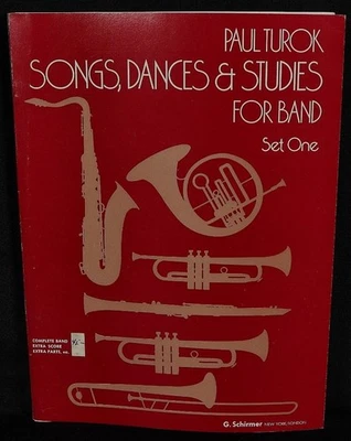 Songs Dances And Studies For Band Set One Sheet Music Score by Turok Schirmer - Image 1 of 4