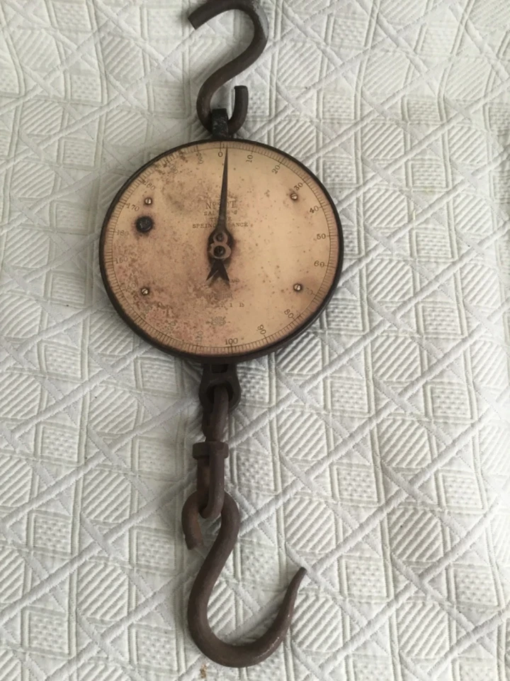 grand peson ancien ressort no 20T Salter's spring balance - Photo 1/4