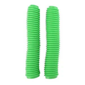 2x 360MM Verde Horquilla Cubiertas Antipolvo Polainas Botas Amortiguador para Motocicleta Motocicleta - Imagen 1 de 5