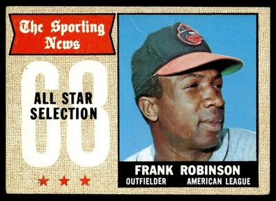 1968 Topps Frank Robinson -- Baltimore Orioles #373 - Image 1 of 2