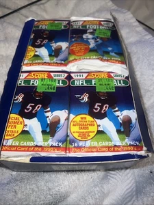 1991 Score NFL Football Series 2 Box - 36 Sealed Packs - Brett Favre Rookie Card - Picture 1 of 5