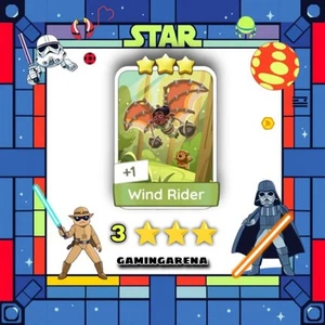 1 X Wind Rider 3 ⭐ Set 8 (Sticker-Mono_poly_Go) - Picture 1 of 1