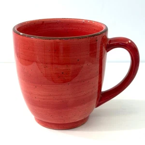 Hausenware Twist Strawberry Red Swirl Coffee Tea MUG Cup 18 oz - Picture 1 of 3