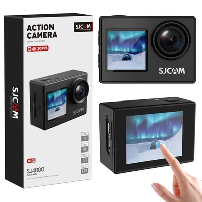 Action Cam 4K 30fps 16MP Sport Camera WiFi Helmkamera Wasserdichte kamera EIS - Bild 1 von 4