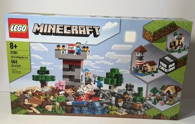 LEGO Minecraft The Crafting Box 3.0 (21161) NEW SEALED RETIRED / Creeper, Zombie - Image 1 of 4