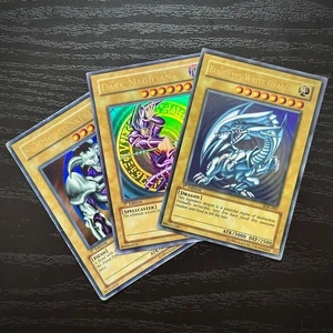 2002 YuGiOh Ultra Rare Asian English SDK MRD Blue Eyes Dark Magician Summoned - Picture 1 of 20
