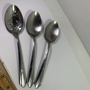 Lote de 3 cucharas para servir de acero inoxidable Ecko de colección - Imagen 1 de 7