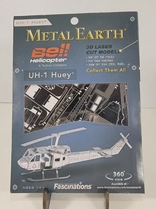 Fascinations Metal Earth 3D Craft Model - Huey UH-1 Helicopter (MMS011) NEW - Picture 1 of 2
