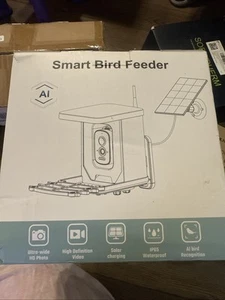 Smart Bird Feeder, Camera Solar Powered, HD Camera Auto Capture Bird - Picture 1 of 3