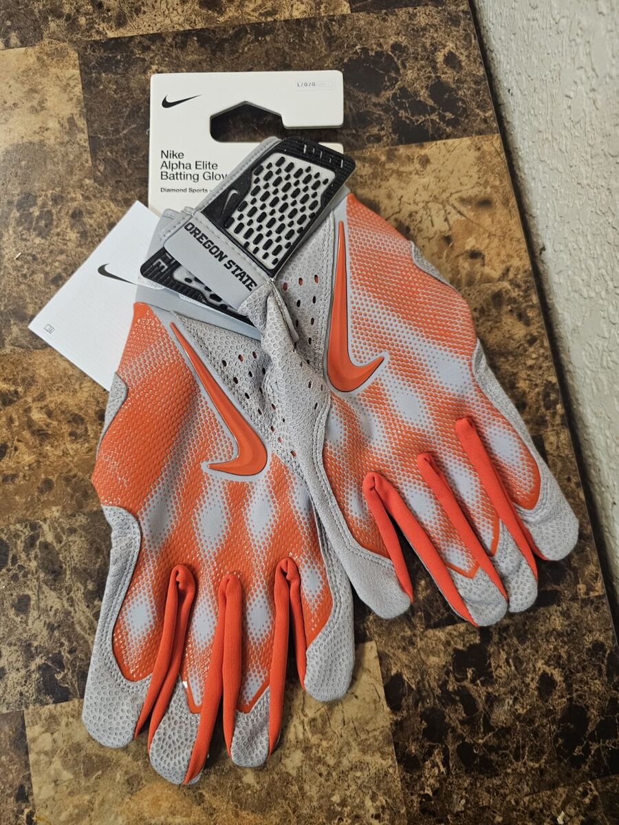NIKE - NIKE DIAMOND ELITE  バッテ オレンジ  Lサイズ NIKE DIAMOND ELITE バッティンググローブ オレンジ Lサイズ