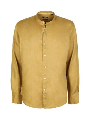 Guy Camicia in lino alla coreana da uomo - Immagine 1 di 4