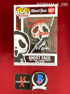 Jack Champion & Liana Liberato firmato Ghostface Funko Pop #1607 Scream Beckett - Foto 1 di 4