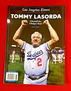 ~ TOMMY LASORDA - LOS ANGELES TIMES COMMERATIVE ISSUE 2021 - LA DODGERS ~ - Picture 1 of 7
