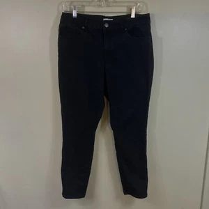 LOFT Curvy Skinny Jeans 12/31 Stretch Mid-Rise Black Wash Damen - Bild 1 von 12