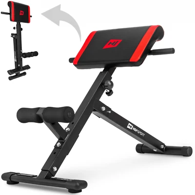  Hop-Sport Rückentrainer Bauchtrainer 45°Hyperextensions Rückenstrecker klappbar - Bild 1 von 4