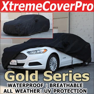 2016 2017 2018 2019 FORD TAURUS WATERPROOF CAR COVER W/MIRROR POCKET -BLACK - Picture 1 of 12