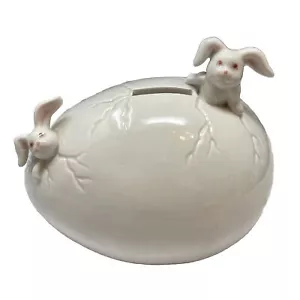 Vintage Fitz And Floyd Easter Egg Bank Coin Bank Sparschwein Made In Japan Alt - Bild 1 von 12