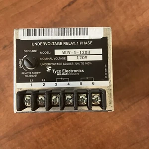 Wilmar WUV-1-120H Undervoltage Relay 1 Phase 120V No Sign Of Installation - Picture 1 of 4