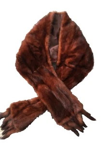 Vintage Fox Fur Stole Amazing Condition EUC - Picture 1 of 6